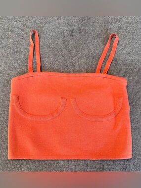 Good American Cupped Tube Top in Cinnamon Size 1/2 (S/M)